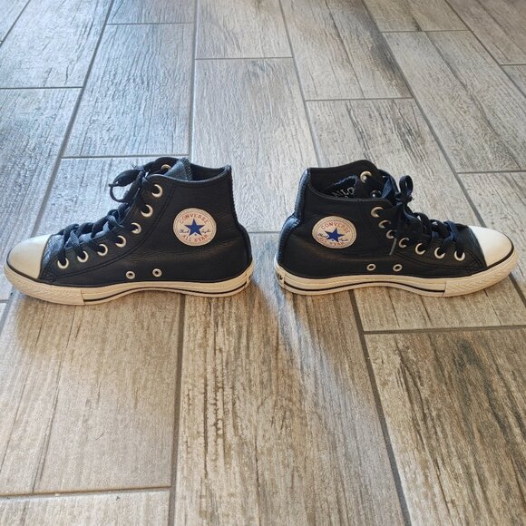 Rare Genuine Leather Converse All Star Chuck Taylor Sailor Jerry Shoes - Men's 4 - Picture 3 of 16